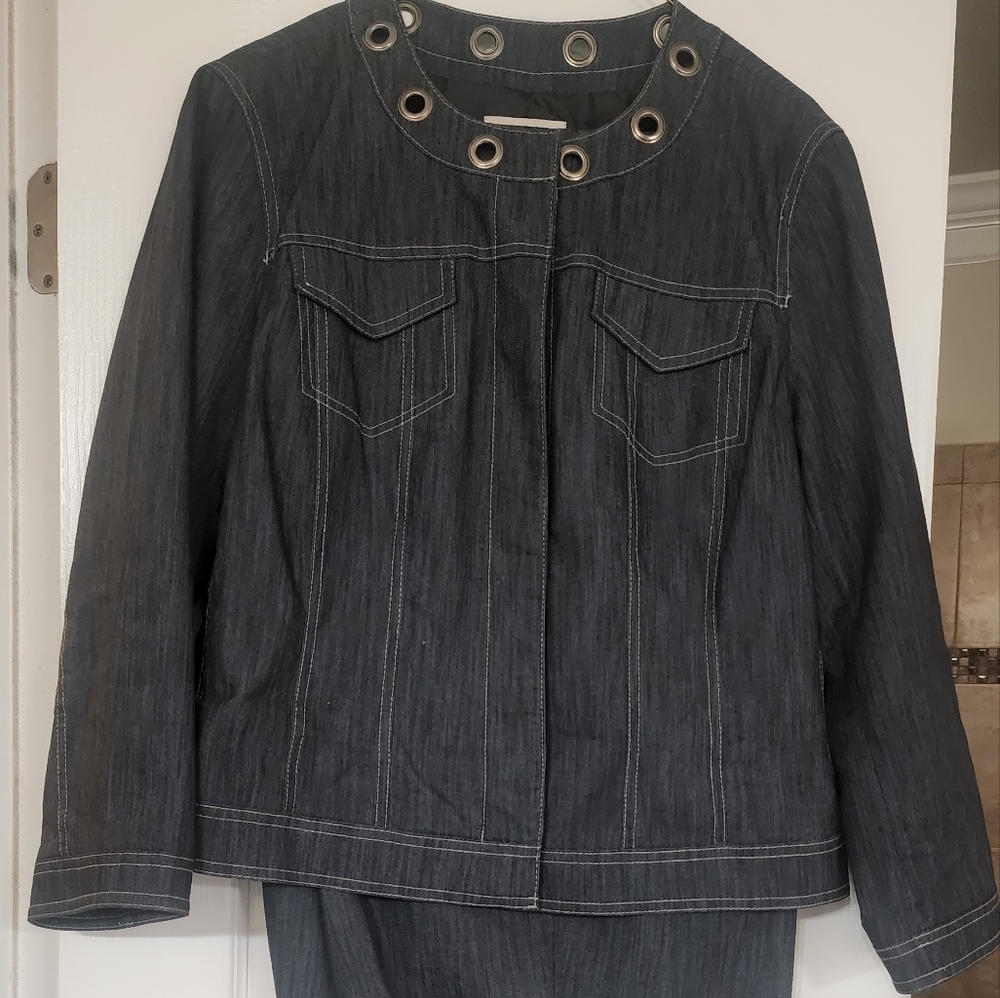 Pant suit - jean material